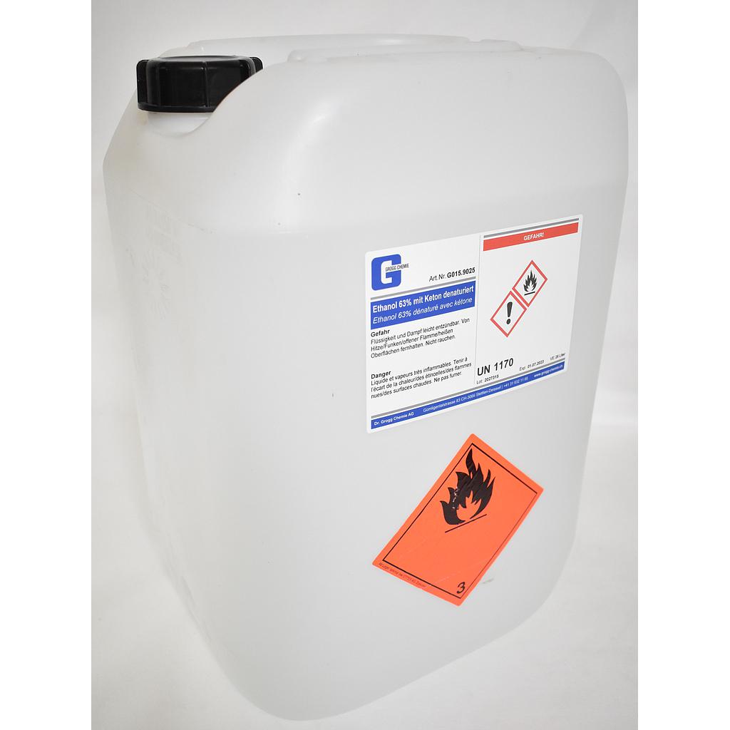 Ethanol 63% denatured with ketone