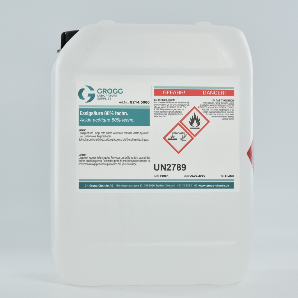 Acide acétique 80% techn.