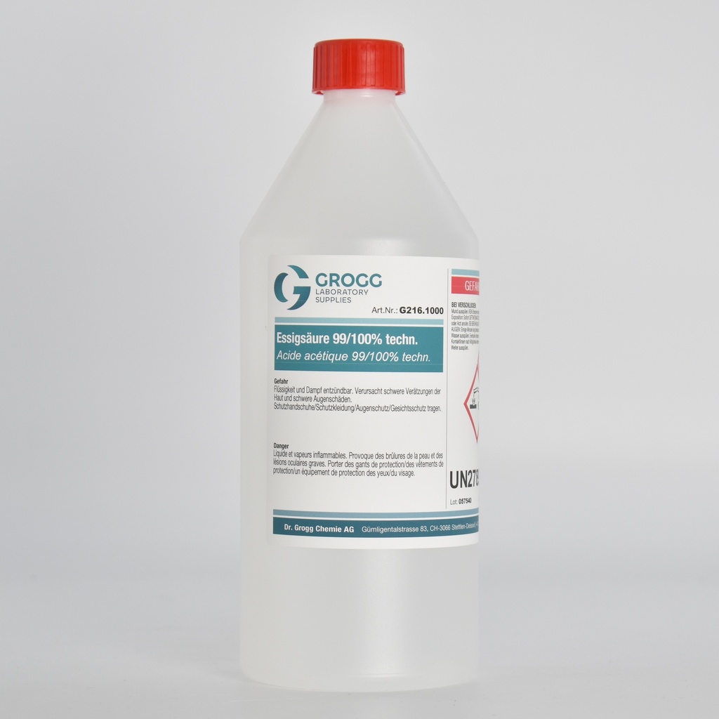 Acetic acid 99/100% techn.
