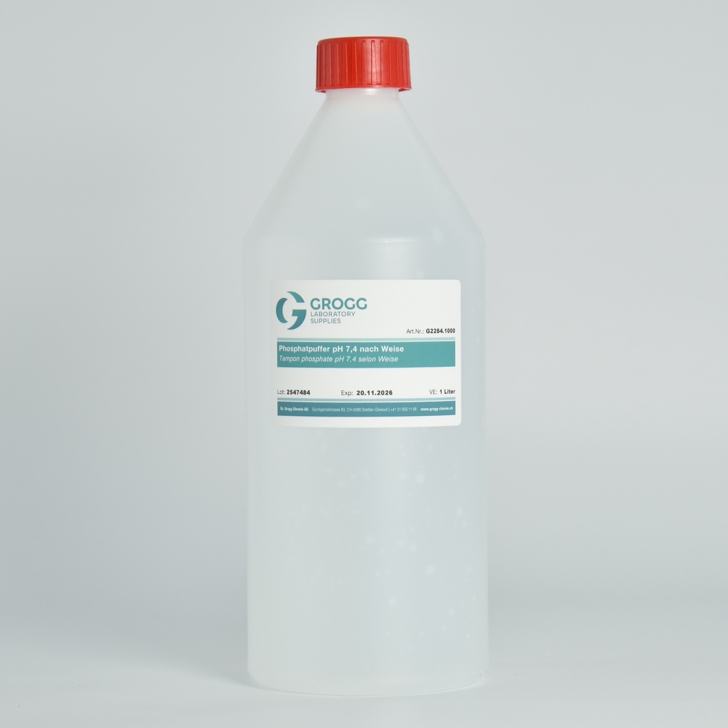 Tampon de phosphate pH 7,4 selon Weise