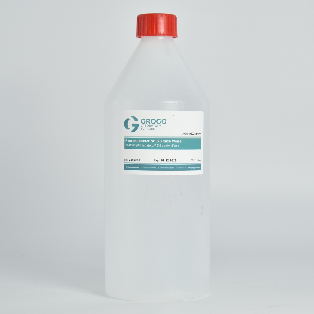 Tampon de phosphate pH 6,8 selon Weise