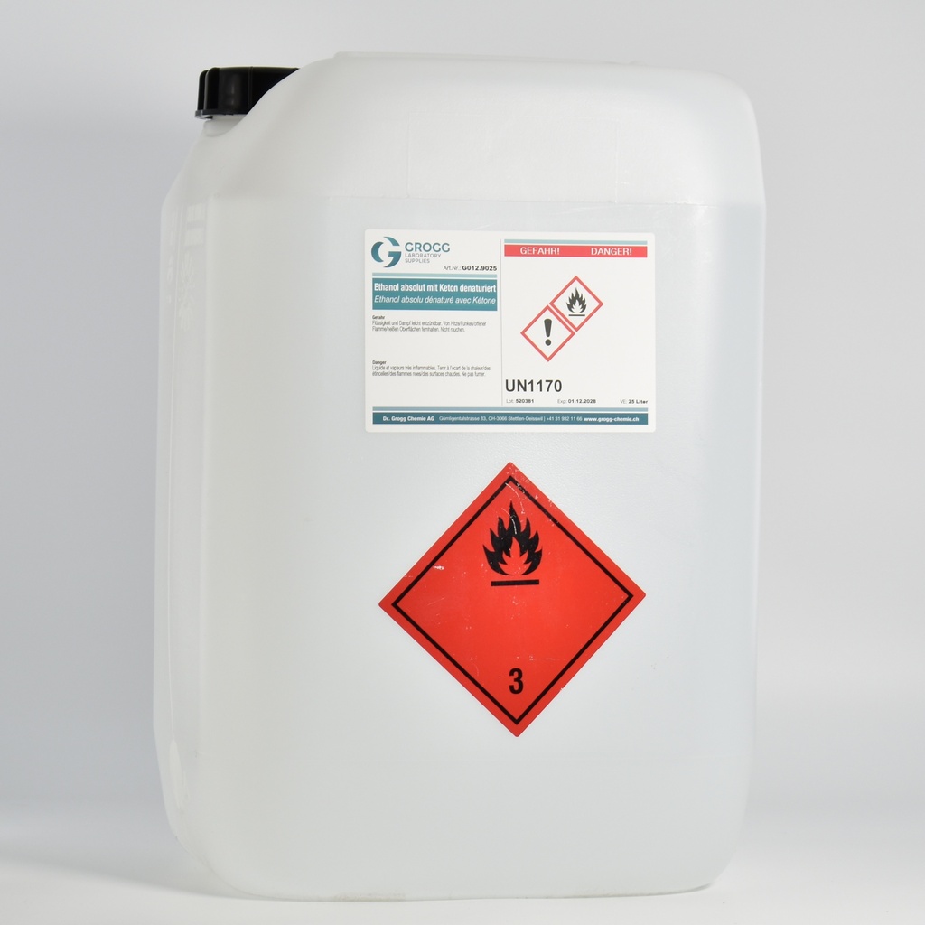 Ethanol absolute denatured with ketone