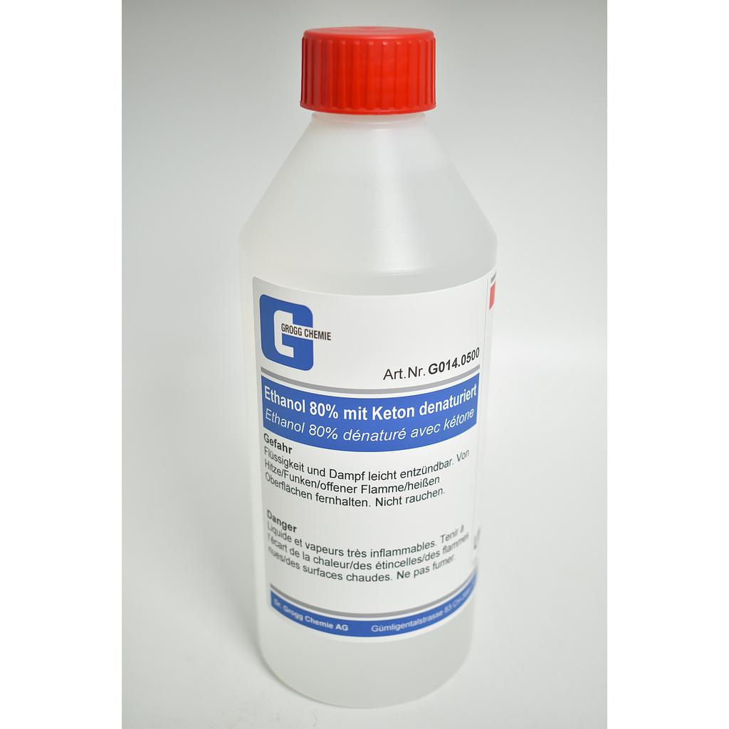 Ethanol 80% denatured with ketone