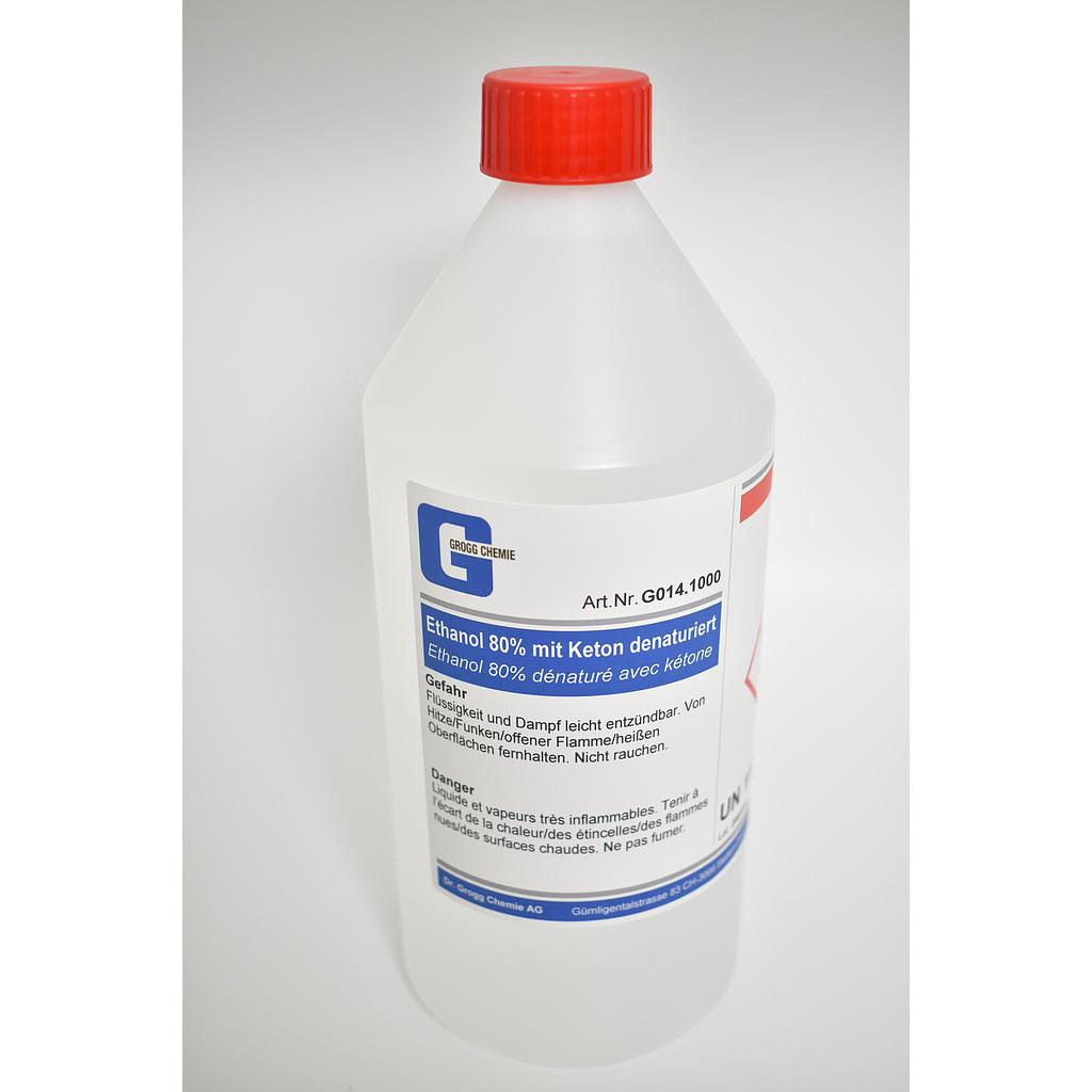 Ethanol 80% denatured with ketone