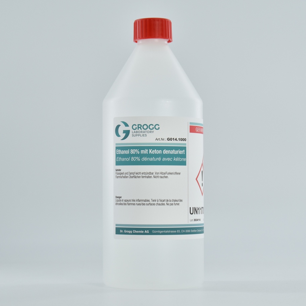 Ethanol 80% mit Keton denaturiert