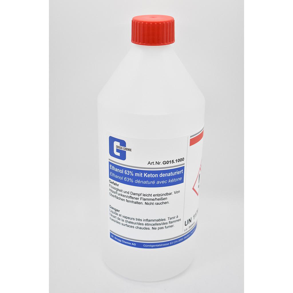 Ethanol 63% denatured with ketone