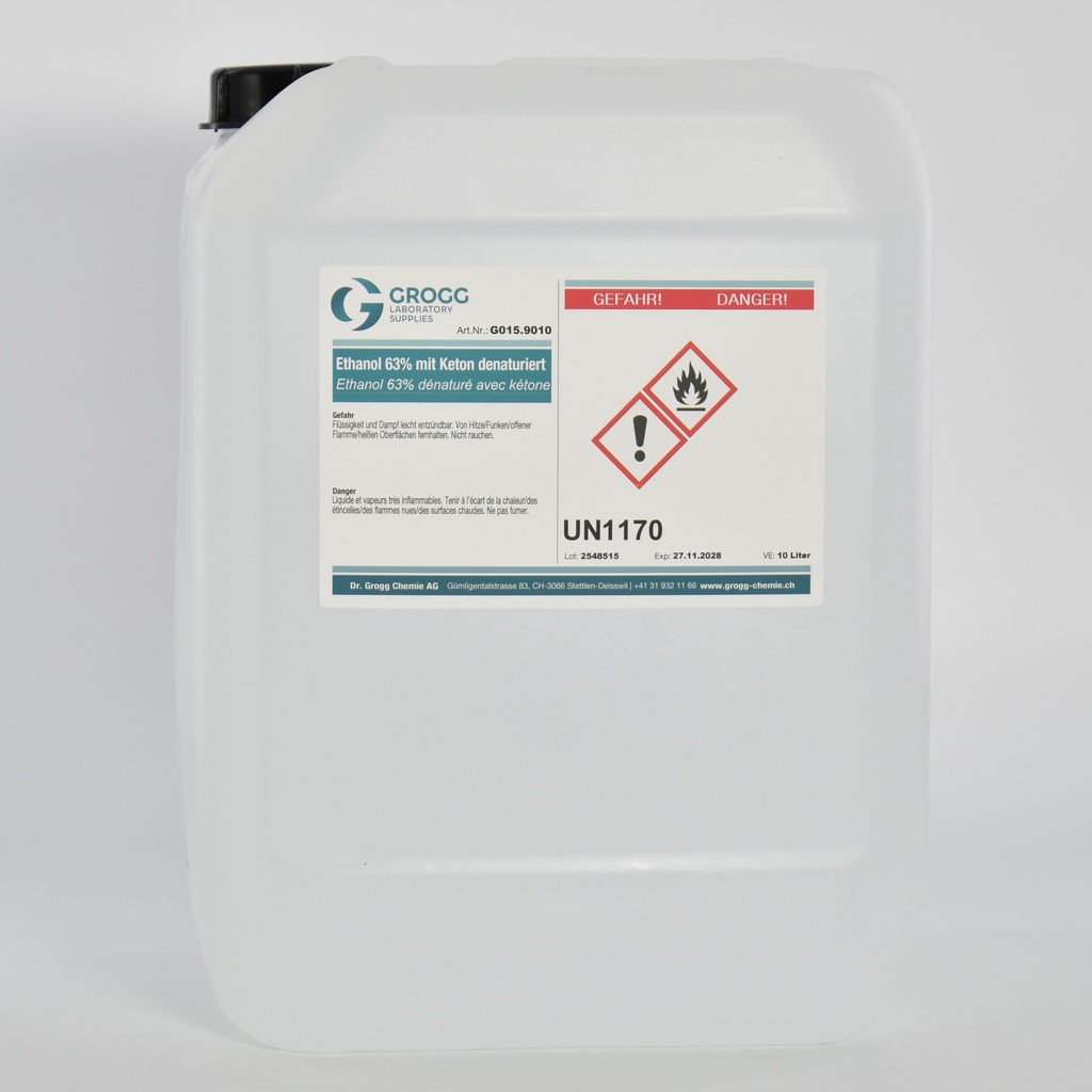 Etanolo 63% denaturato con chetone