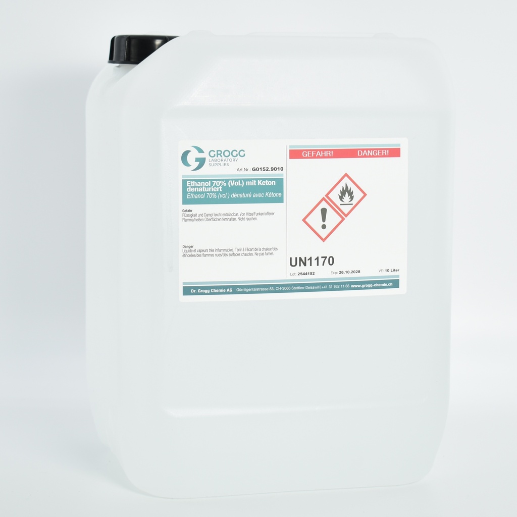 Etanolo 70% (Vol.) denaturato con chetone