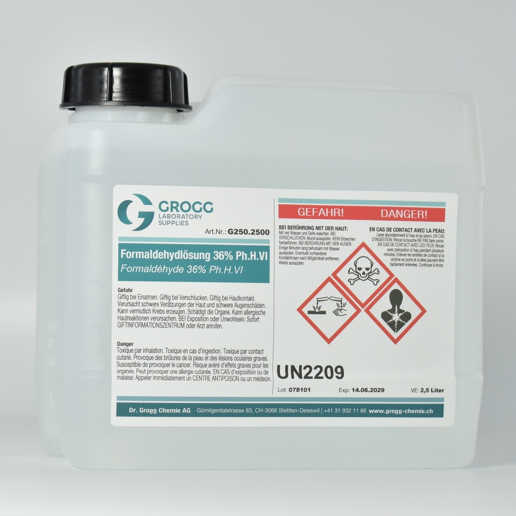 Formaldeide soluzione 36% Ph.H.VI