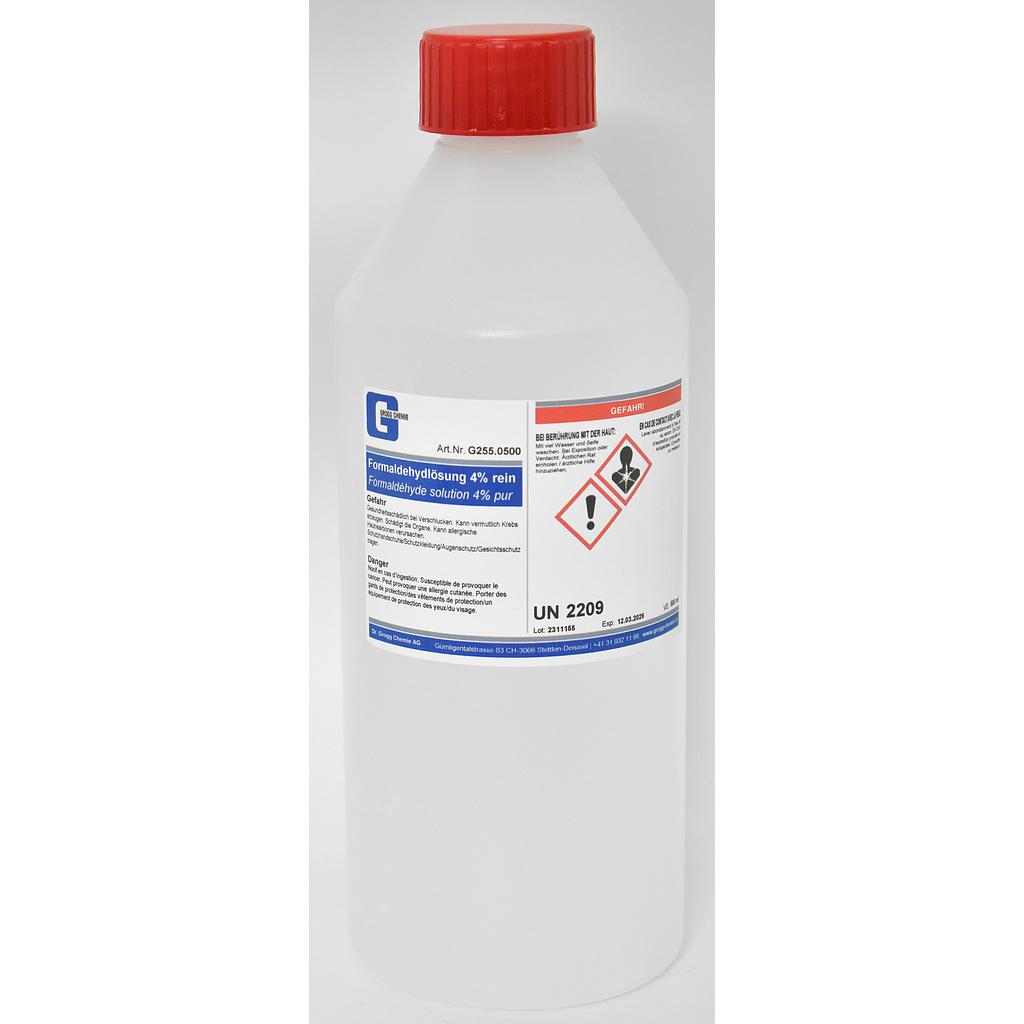 Solution de formaldéhyde 4 % pure