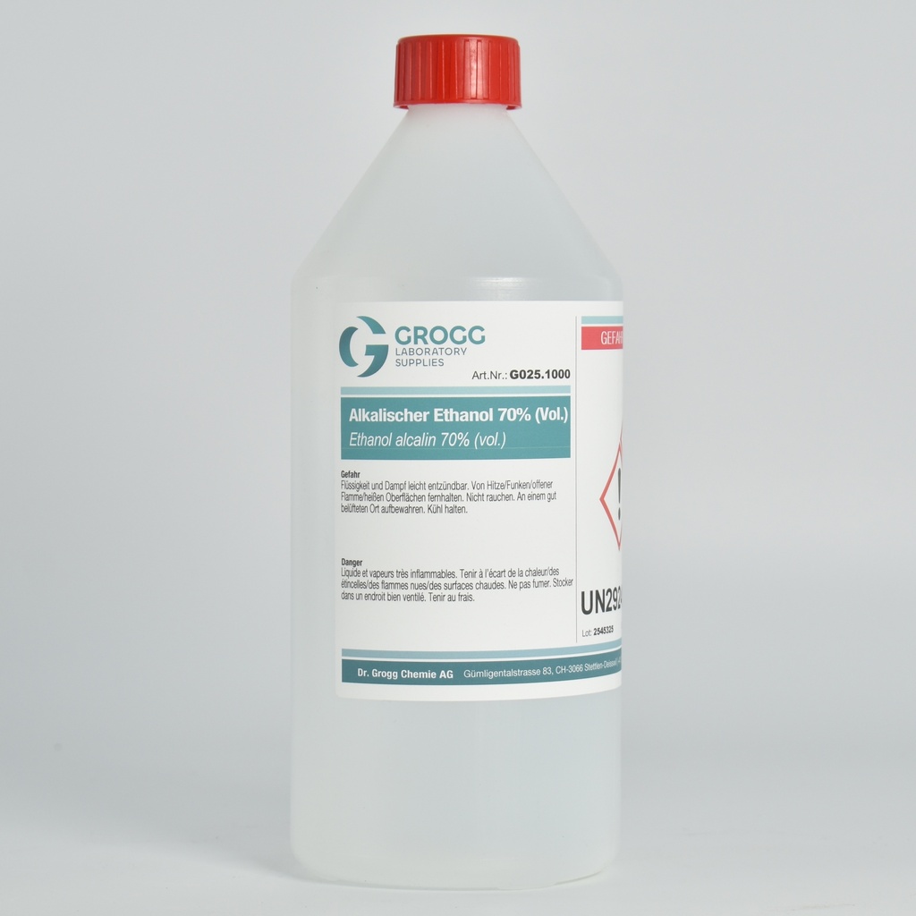Alkaline ethanol 70% (vol.)