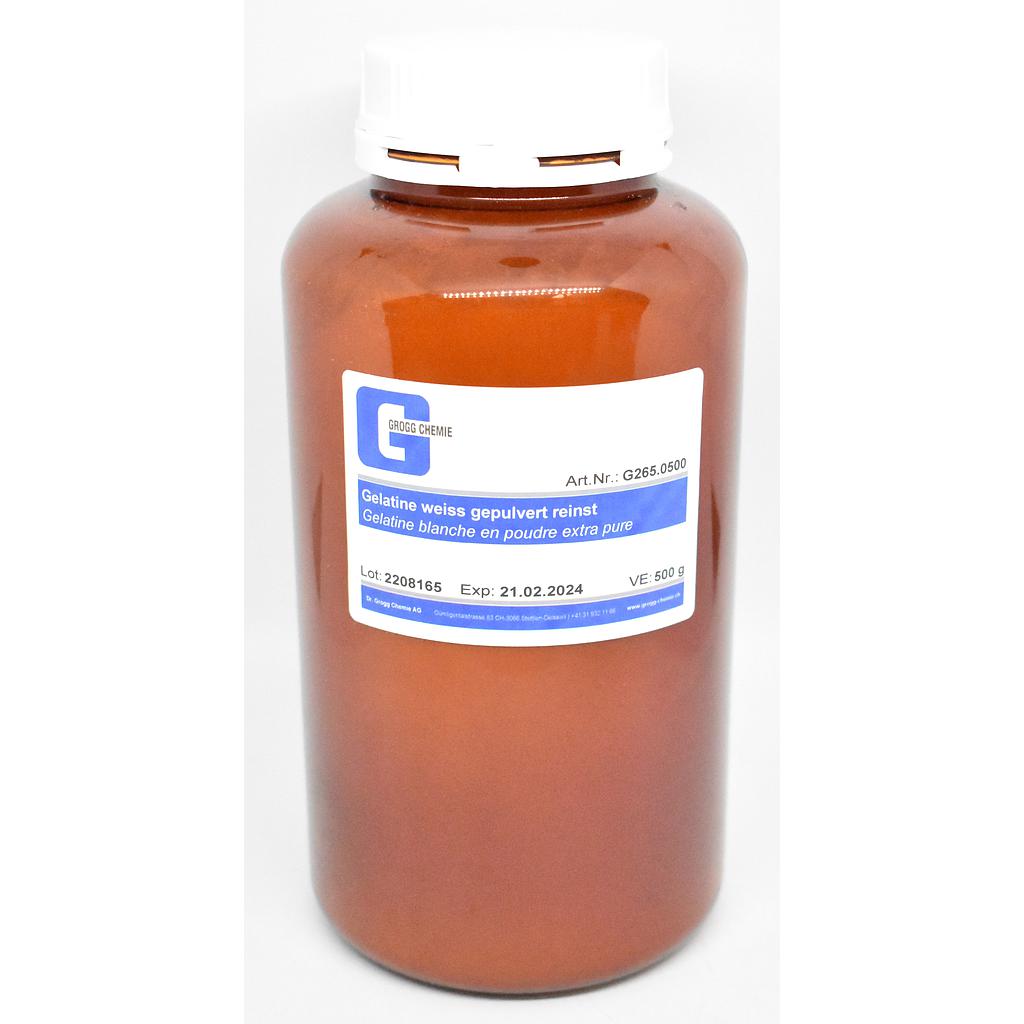 Gelatine blanche en poudre extra pure