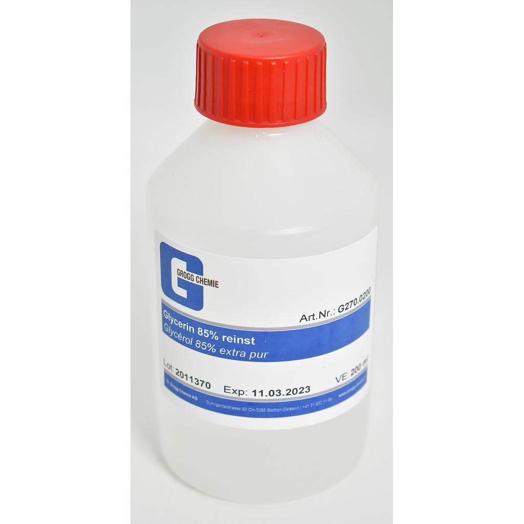 Glicerina 85% extra pura