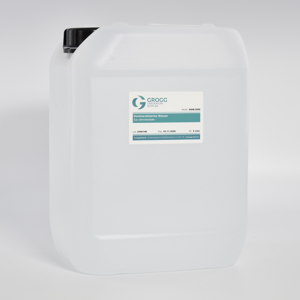 Demineralisiertes Wasser