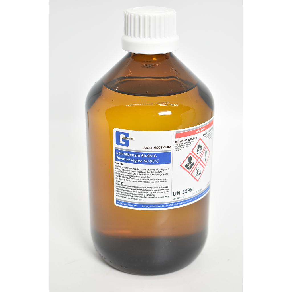 Light petrol 60-95°C (This product was taxed at a preferential rate; it may therefore not be used as fuel. Infringements will be penalised in accordance with the Mineral Oil Tax Act)