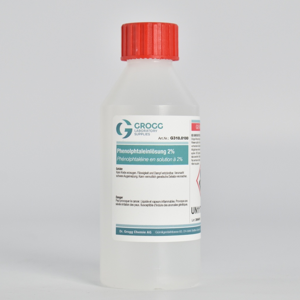 Phenolphthalein solution 2%
