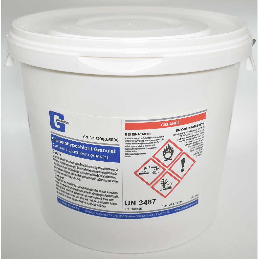 Hypochlorite de calcium granulés
