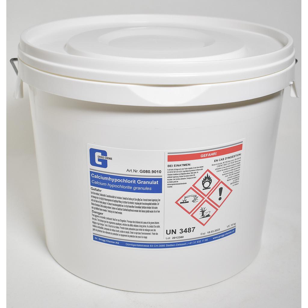 Calcium hypochlorite granulate