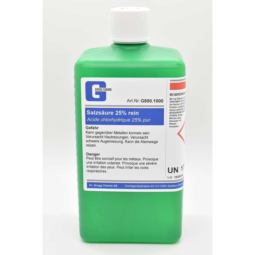 Acide chlorhydrique 25% pur