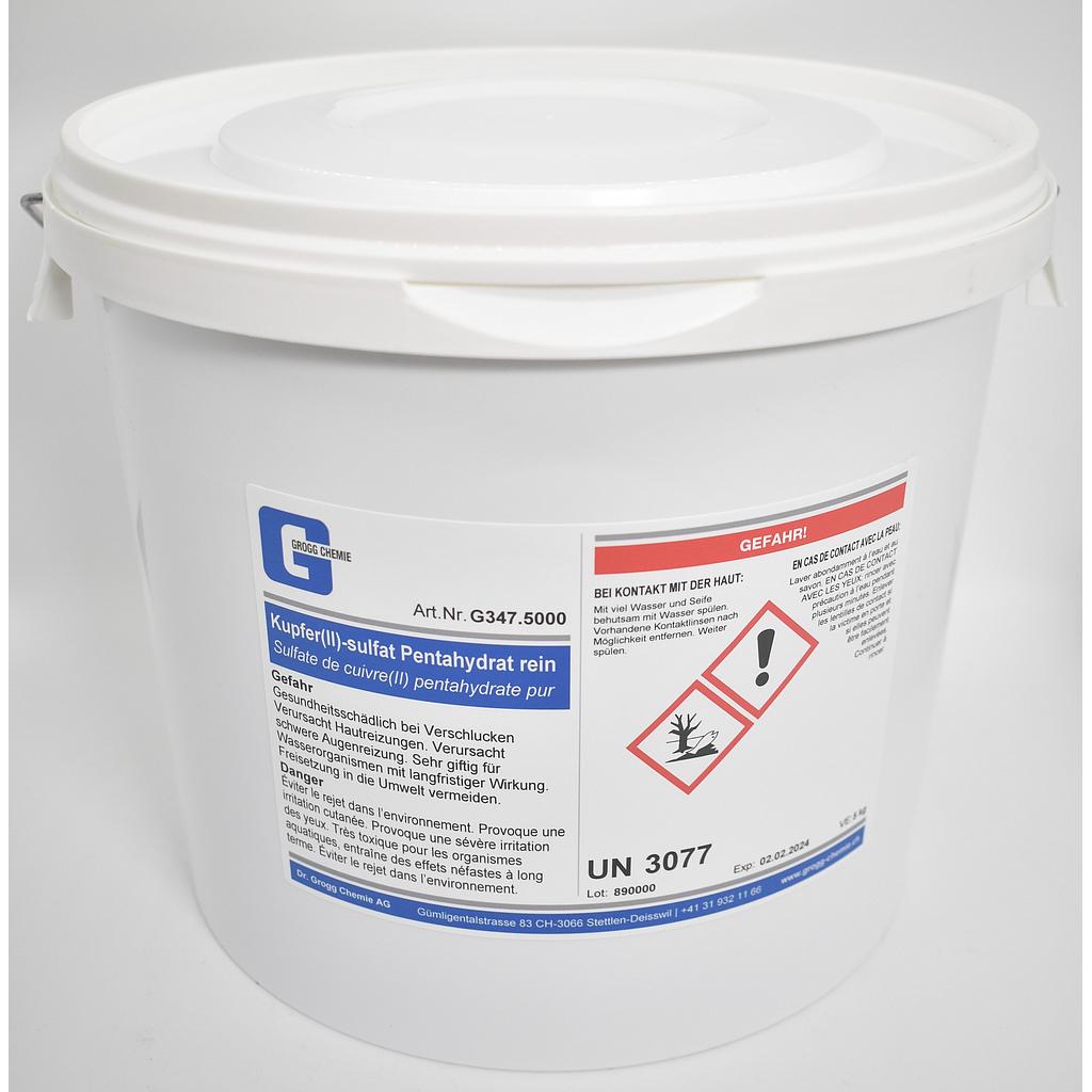 Copper(II) sulphate pentahydrate pure