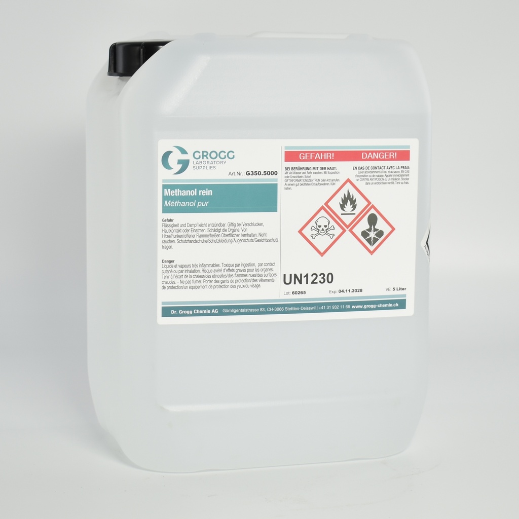 Methanol rein