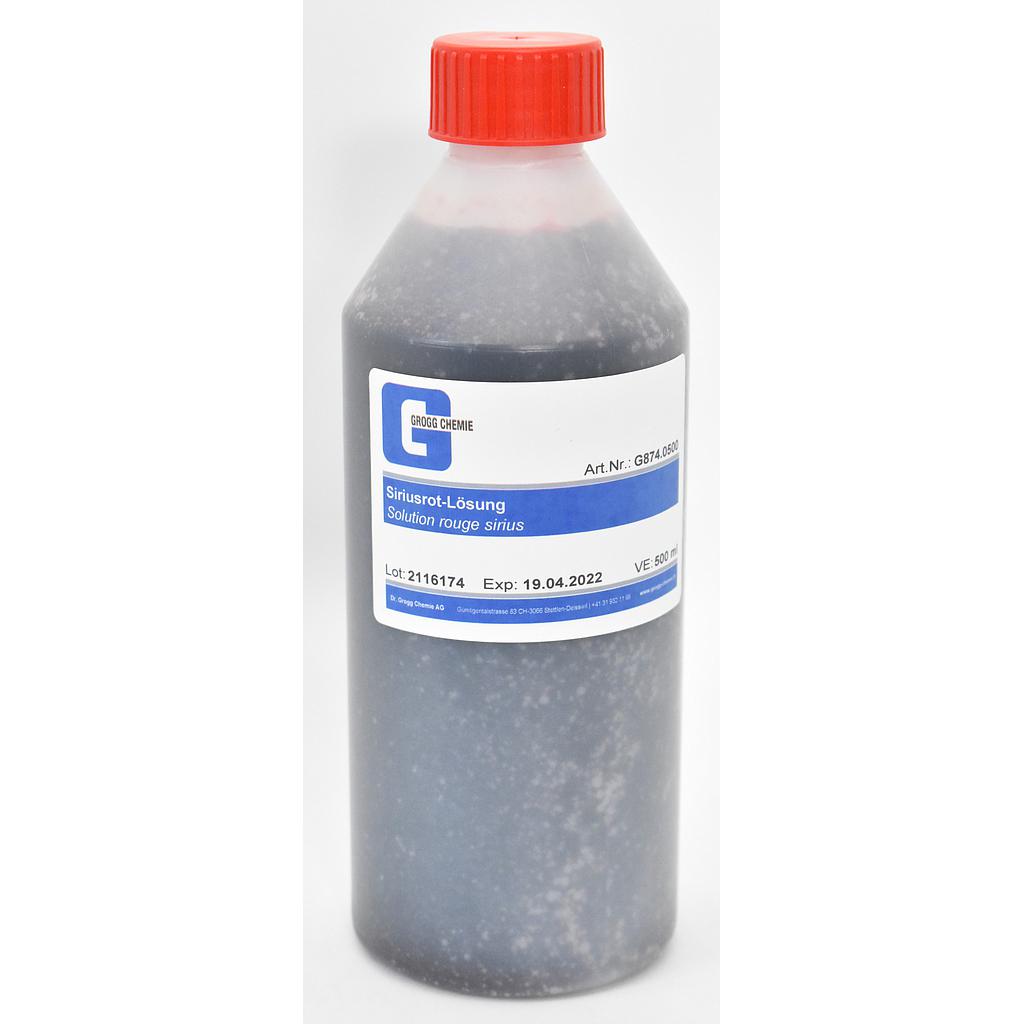 Solution rouge sirius