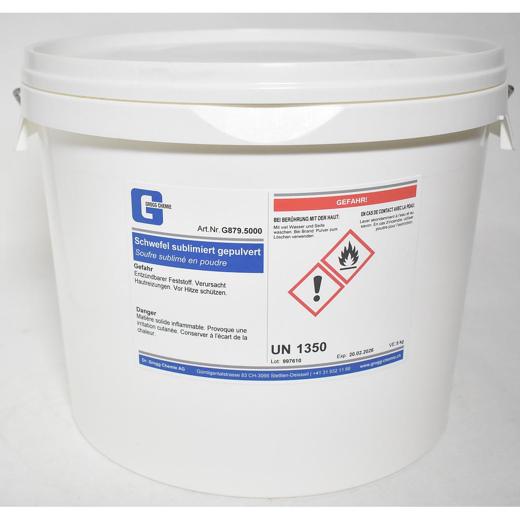 Zolfo sublimato in polvere