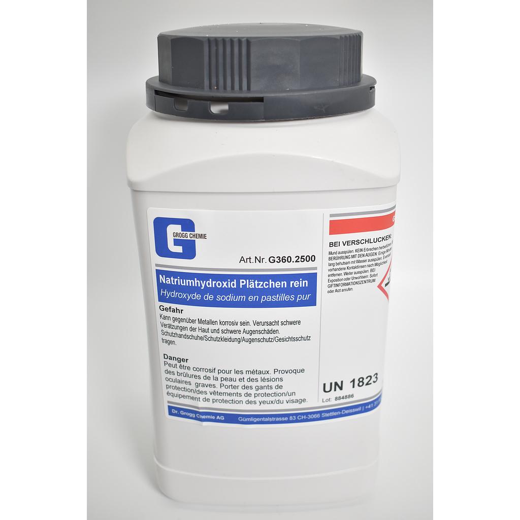 Sodium hydroxide pellets pure