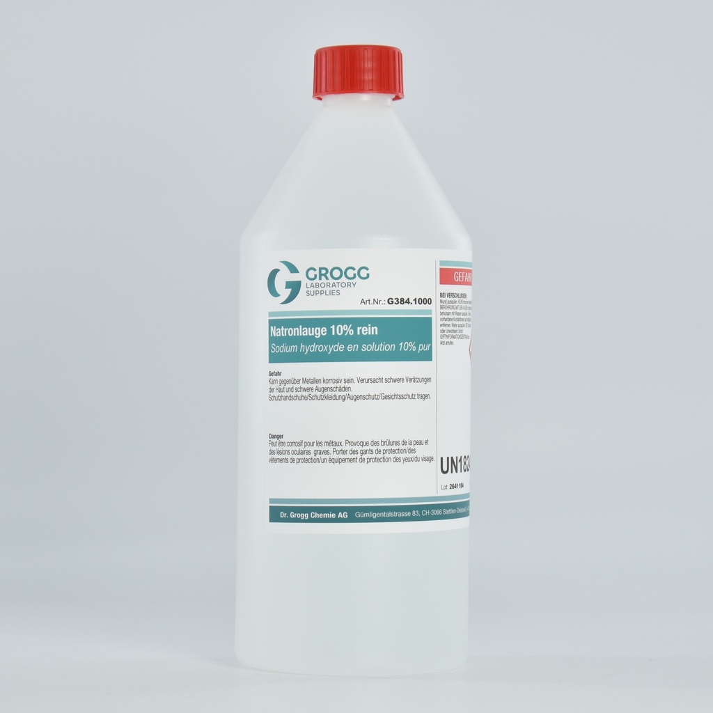 Sodium hydroxyde en solution 10% pur