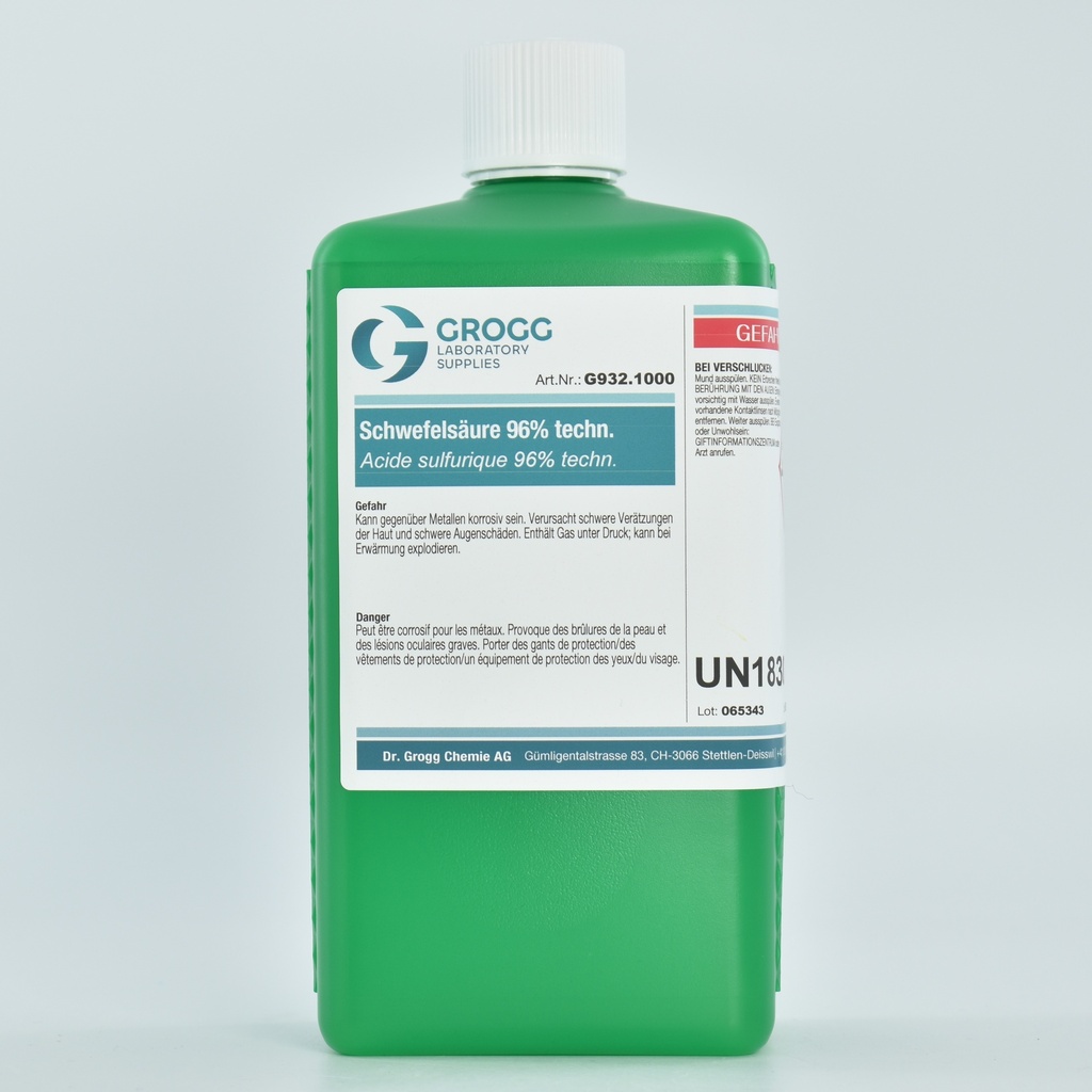Acide sulfurique 96% techn.