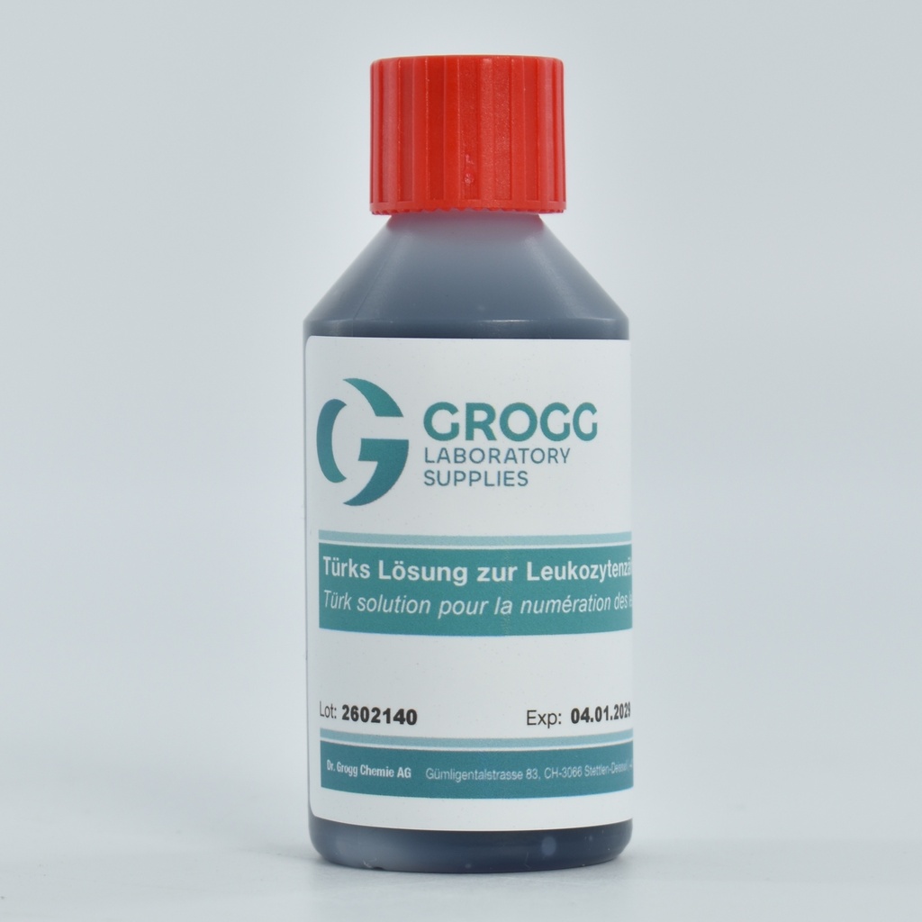 Solution de Türk pour la numération des leucocytes