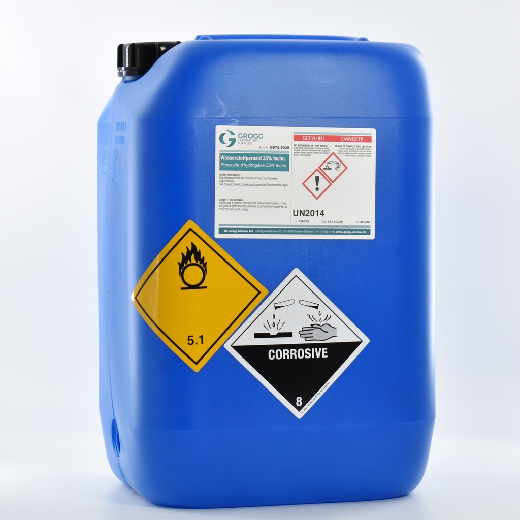 Peroxyde d'hydrogène 35% techn.