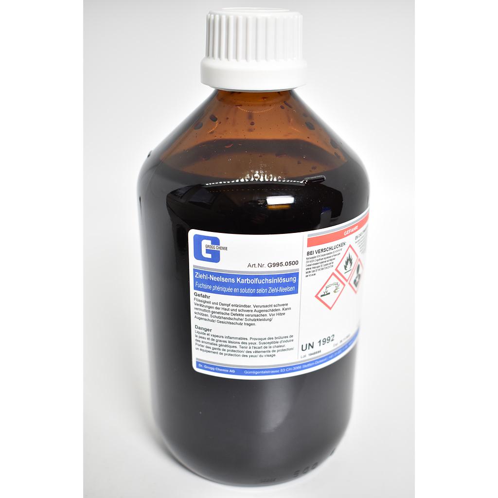 Ziehl-Neelsen carbol-fuchsin solution