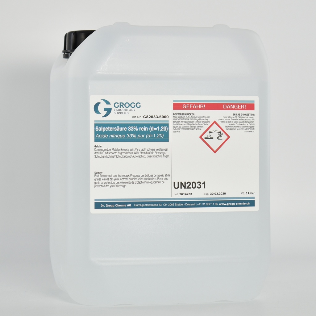 Acide nitrique 33% pur (d=1,20)