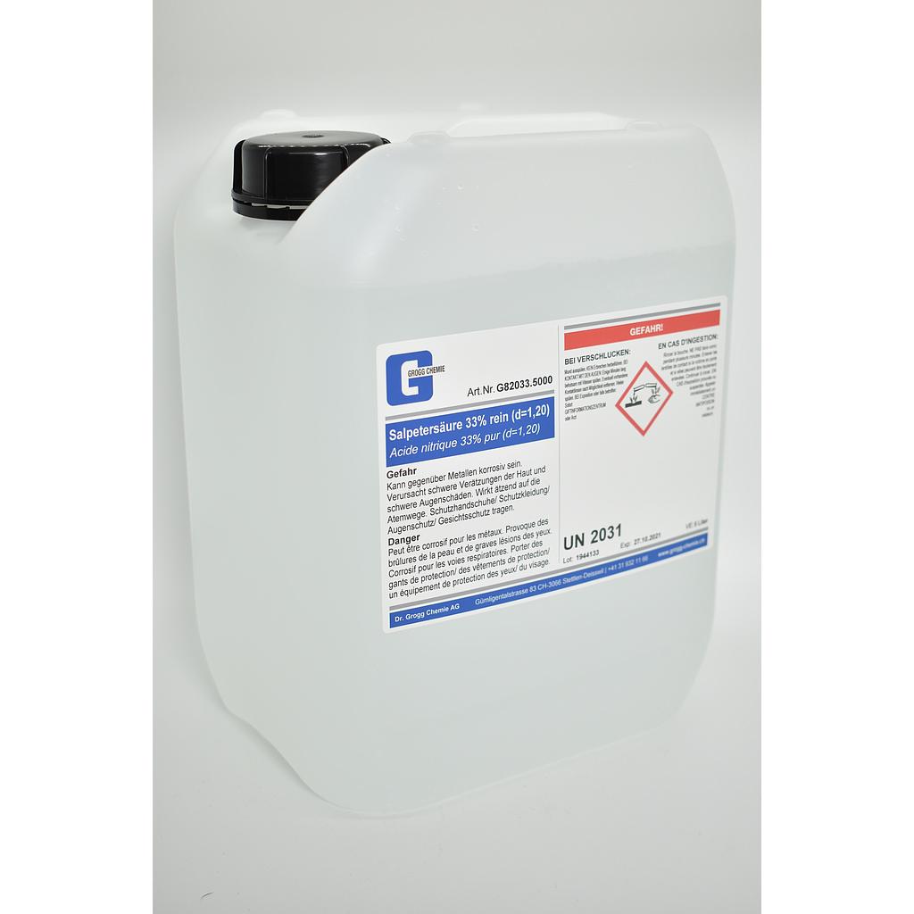 Nitric acid 33% pure (d=1.20)