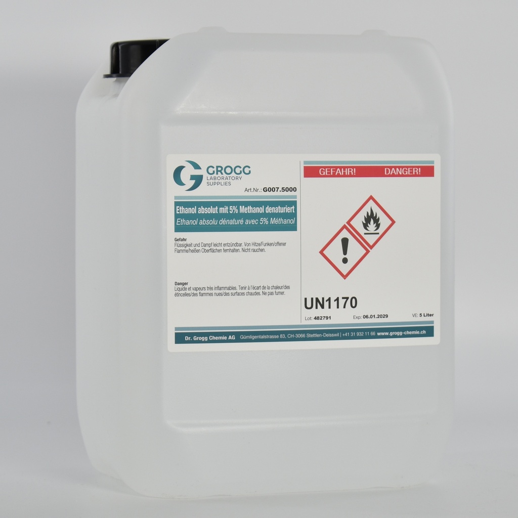 Ethanol absolute denatured with 5% methanol