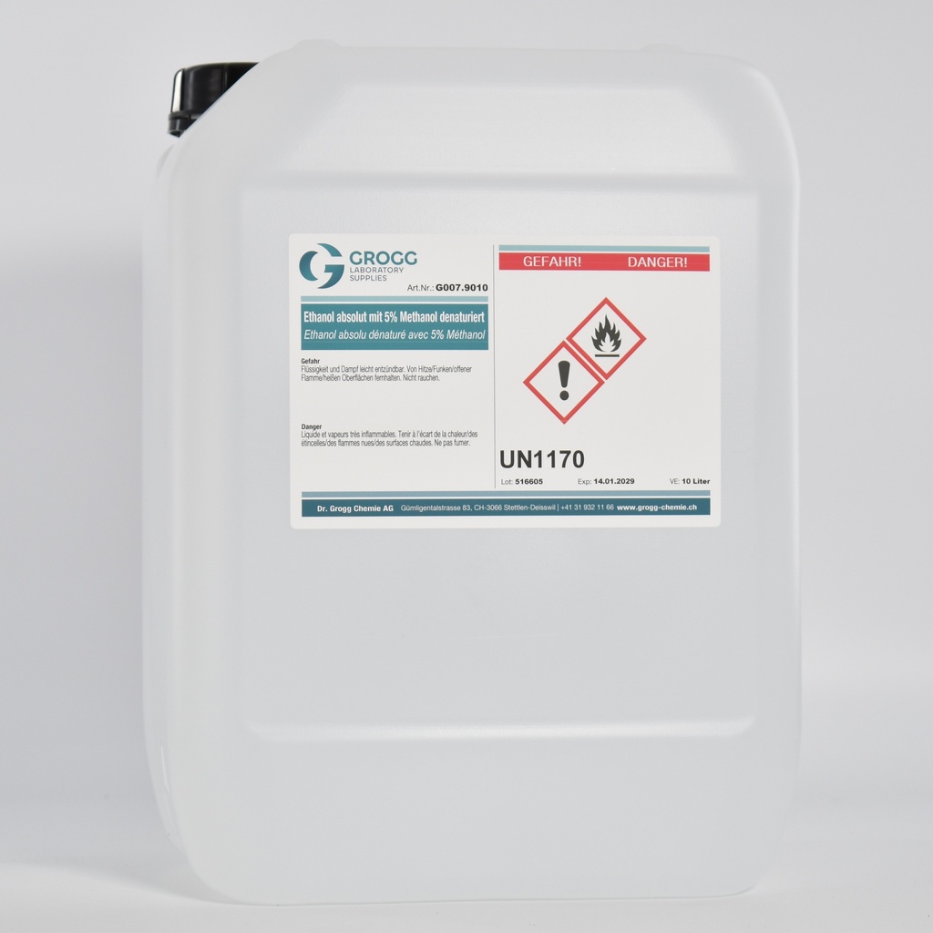 Ethanol absolut mit 5% Methanol denaturiert