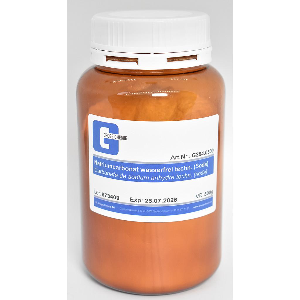 Carbonate de sodium anhydre technique (soude)