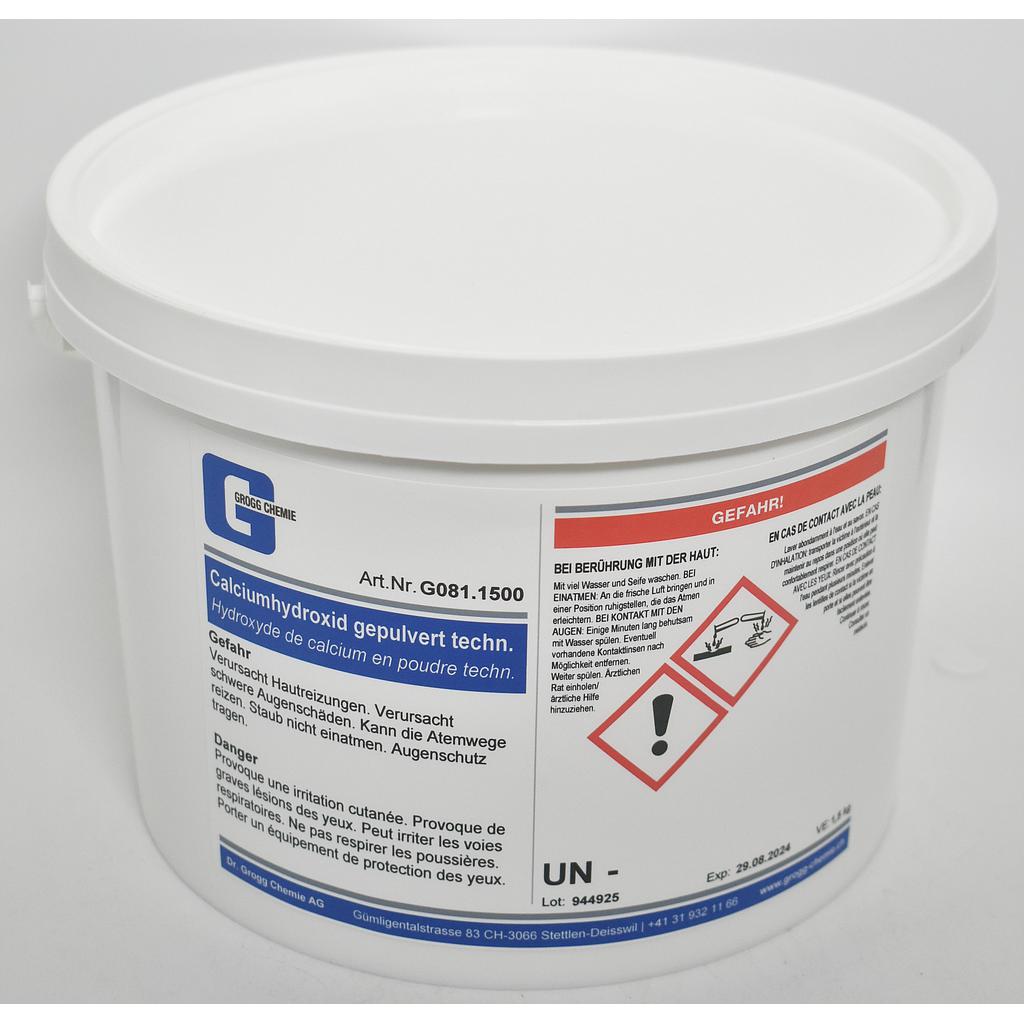 Hydroxyde de calcium en poudre techn.