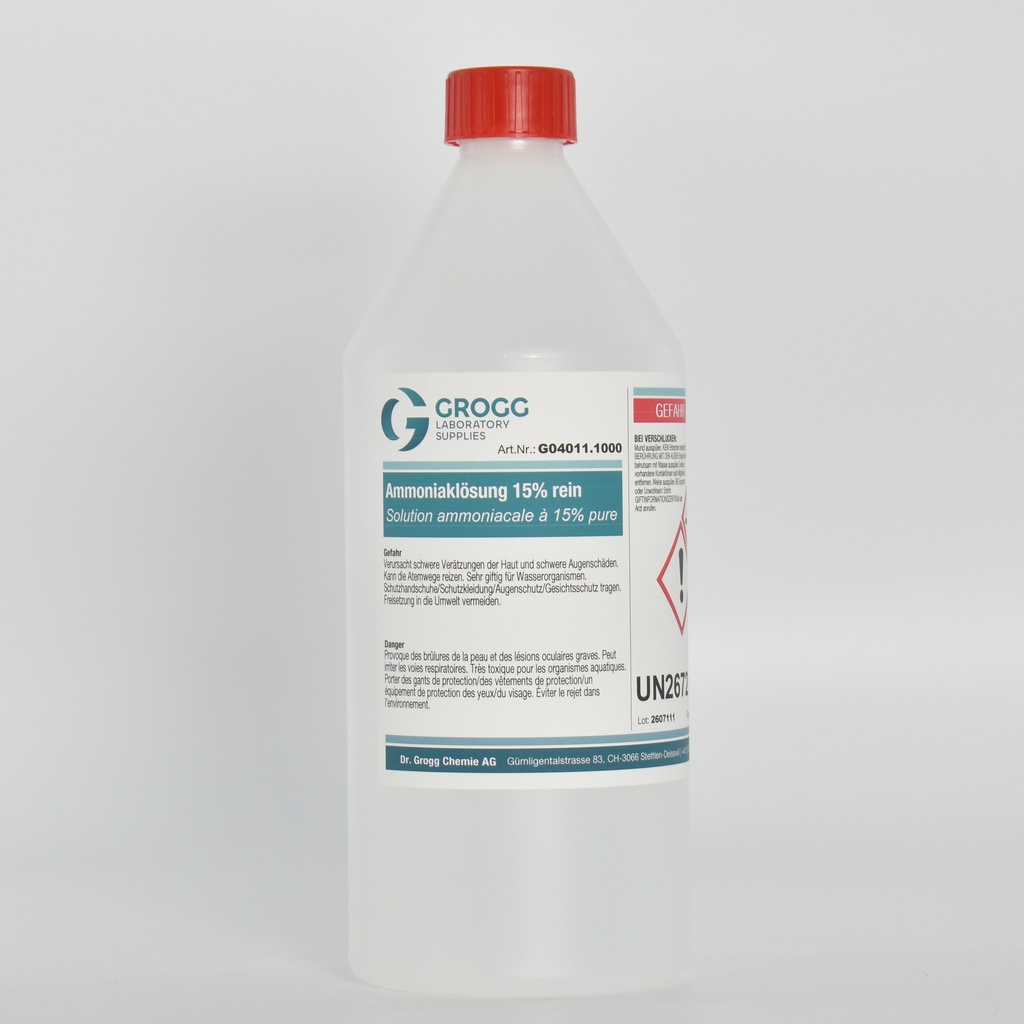 Ammonia solution 15% pure