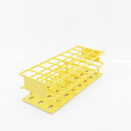 RACK TEST TUBE 30MM-24PL NYLO YELLOW