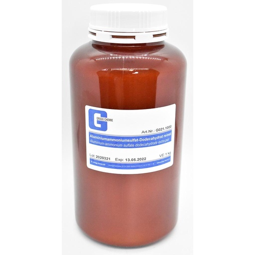 [G021.1000] Aluminiumammoniumsulfat-Dodecahydrat reinst