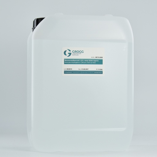 [G9715.5000] Peroxyde d'hydrogène 1,5% extra pur (Tenir au frais)