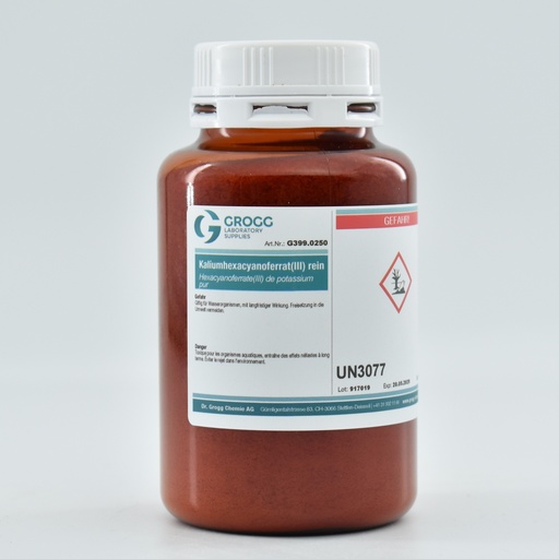[G399.0250] Kaliumhexacyanoferrat(III) rein