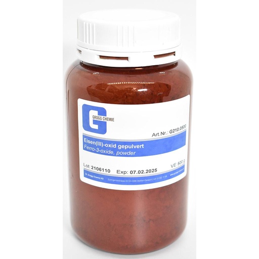 [G210.0500] Eisen(III)-oxid gepulvert