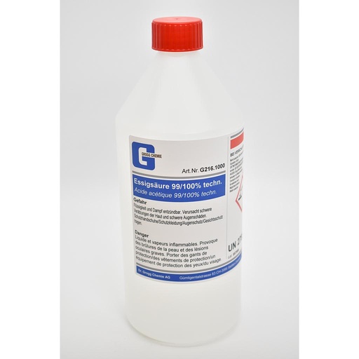 [G216.1000] Acide acétique 99/100% techn.