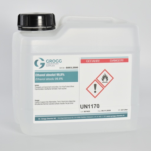 [G003.2500] Etanolo assoluto 99,8%