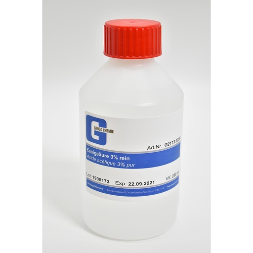 [G2173.0250] Acetic acid 3% pure