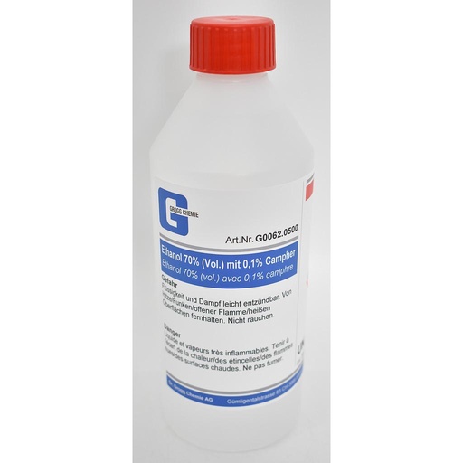 [G0062.0500] Ethanol 70% (vol.) with 0.1% camphor