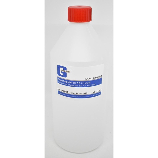 [G229.1000] Phosphate buffer pH 7.2, 0.1 mol/l